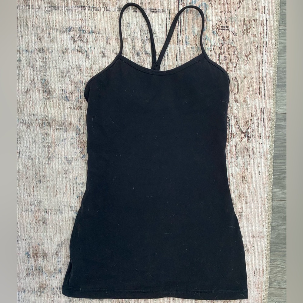 Lululemon black tank - Size 0